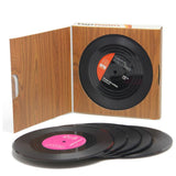 Retro Vinyl Coasters 6 Pcs Set