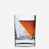 Premium Whiskey Glass with Silicone Ice Mold