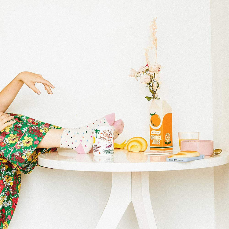 Orange Juice Ceramic Vase