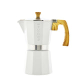 Stove Top Moka Pot White