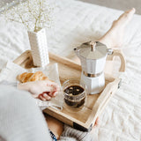 Stove Top Moka Pot White