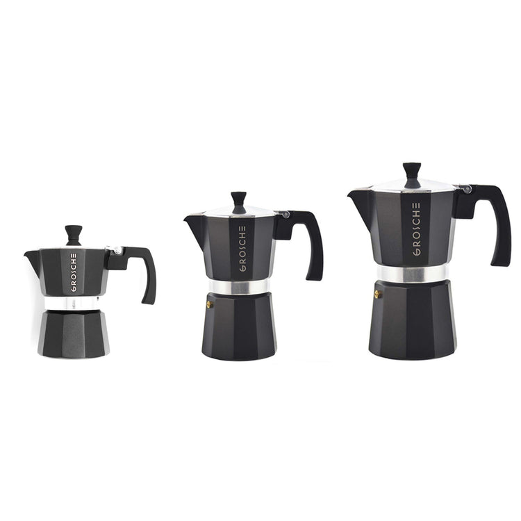 Stove Top Moka Pot Coffee Maker Black