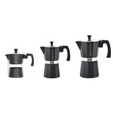 Stove Top Moka Pot Coffee Maker Black