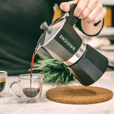 Stove Top Moka Pot Coffee Maker Black