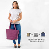 Metro Tote 2-In-1 Quilted Multi-Purpose Bag