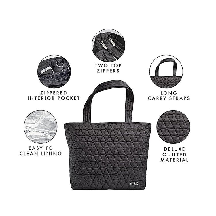 Metro Tote 2-In-1 Quilted Multi-Purpose Bag