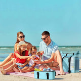 Beach Tote Bag with Detachable Cooler