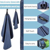 Microfiber Travel Sports Towel Set of 2