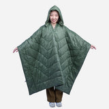3-in-1 Hooded Poncho Blanket