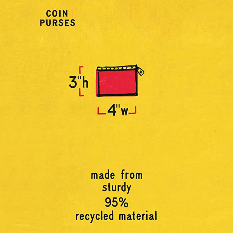 Coin Purse Lunch Money Recycled Material