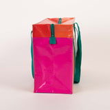 Rainbow Shoulder Tote Recycled Material