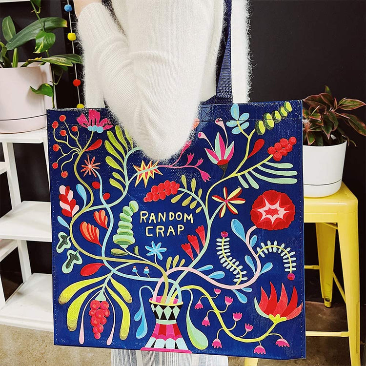Random Crap Grocery Bag Recycled Material