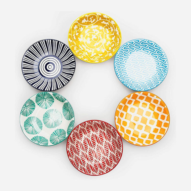 Ceramic Dipping Sauce Bowls Set of 6