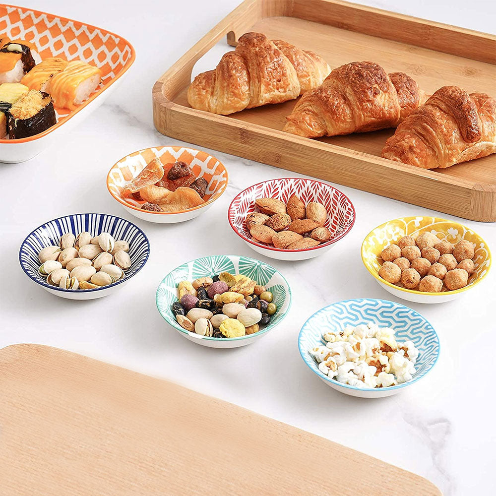 Ceramic Dipping Sauce Bowls Set of 6
