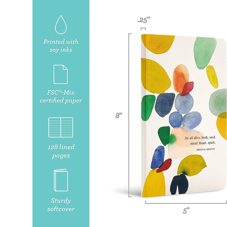 Softcover Journal - Be All Alive, Body, Soul, Mind, Heart, Spirit