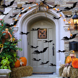 Halloween 3D Bats Wall Stickers Decoration 60PCS