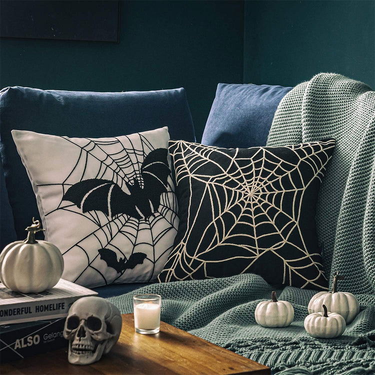 Halloween Throw Pillow Covers Set of 4