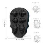 Skull Ice Cube & Chocolate Mold with Lid