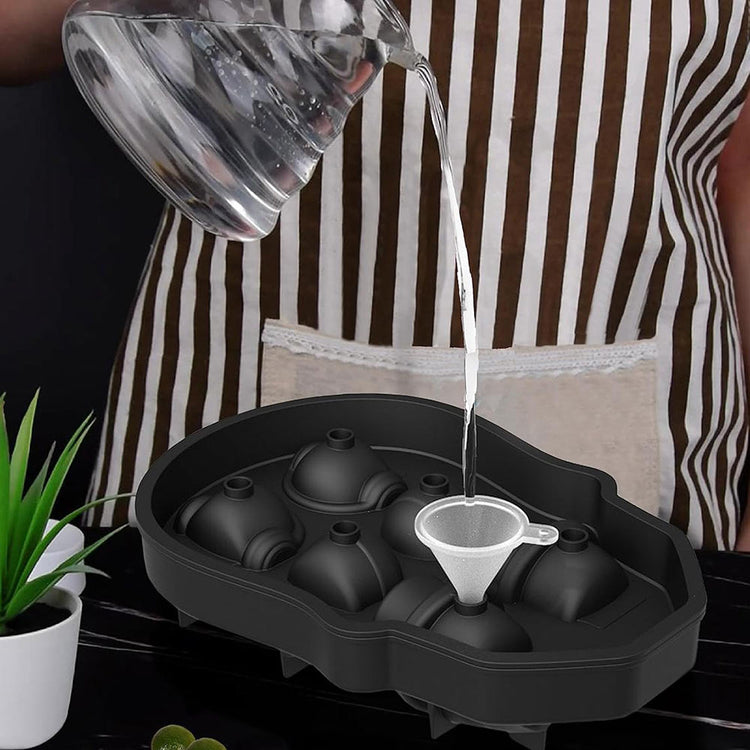 Skull Ice Cube & Chocolate Mold with Lid