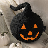 Halloween Pumpkin Shaped Throw Pillow