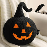 Halloween Pumpkin Shaped Throw Pillow