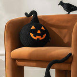 Halloween Pumpkin Shaped Throw Pillow