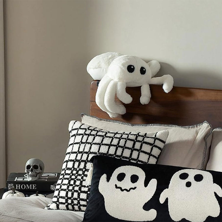 Halloween Spider Shaped Throw Pillow