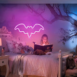 Bat LED Halloween Neon Sign