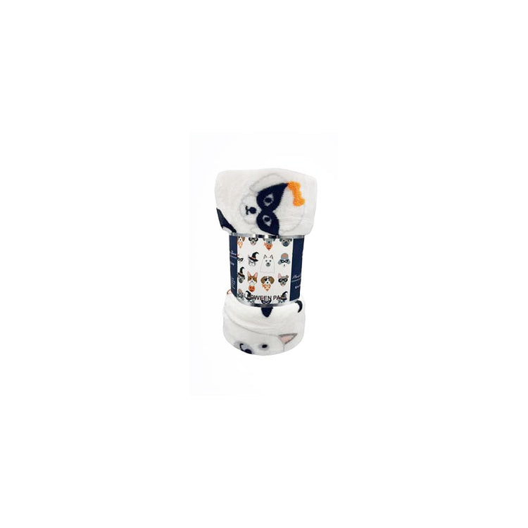 Dogs in Costumes Halloween Throw Blanket