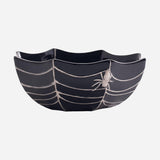 Halloween Spider Web Ceramic Serving Bowl