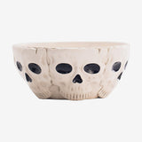 Halloween Skull Ceramic Serving Bowl