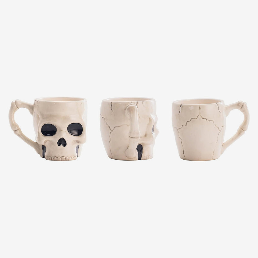 Halloween Skull Ceramic Mug