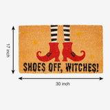 Halloween Witch Shoes Doormat