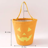 Spooky Basket Halloween Trick or Treat Bag Set of 2