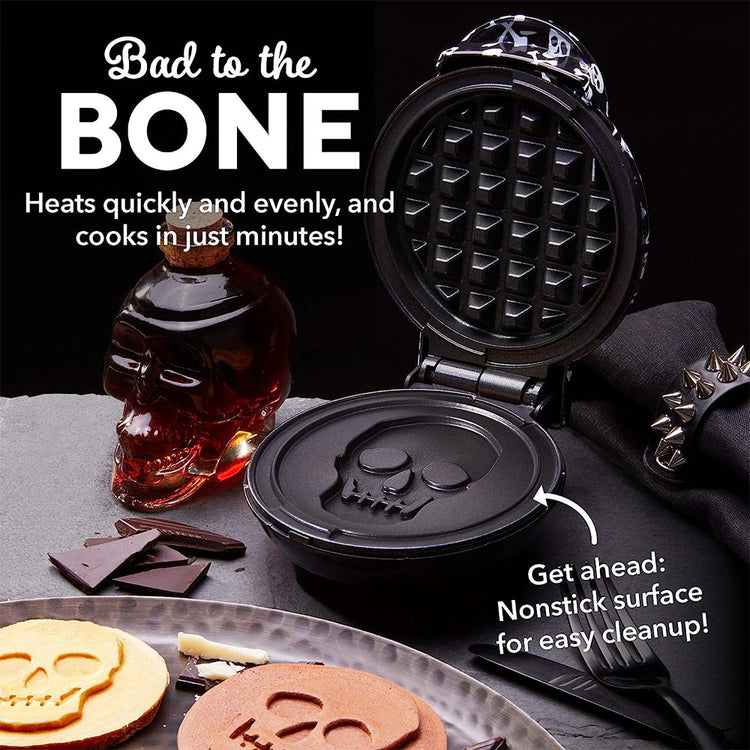 Halloween Skull Mini Waffle Maker