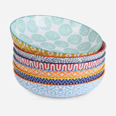 Ceramic Pasta Bowls Set of 6