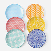 Ceramic Dessert Plates Set of 6