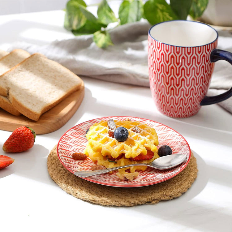 Ceramic Dessert Plates Set of 6