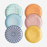 Porcelain Dinner Plates Set of 6