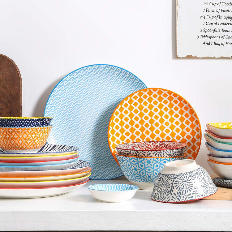 Porcelain Dinner Plates Set of 6