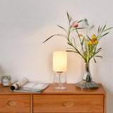 Table Lamp with Opal Glass Lampshade