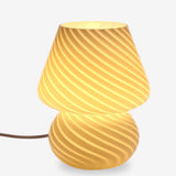 Small Glass Mushroom Lamp