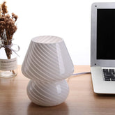 Small Glass Mushroom Lamp