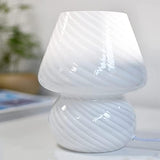 Small Glass Mushroom Lamp