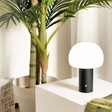 Mushroom Table Lamp Black