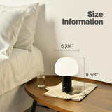 Mushroom Table Lamp Black