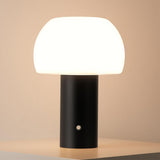 Mushroom Table Lamp Black