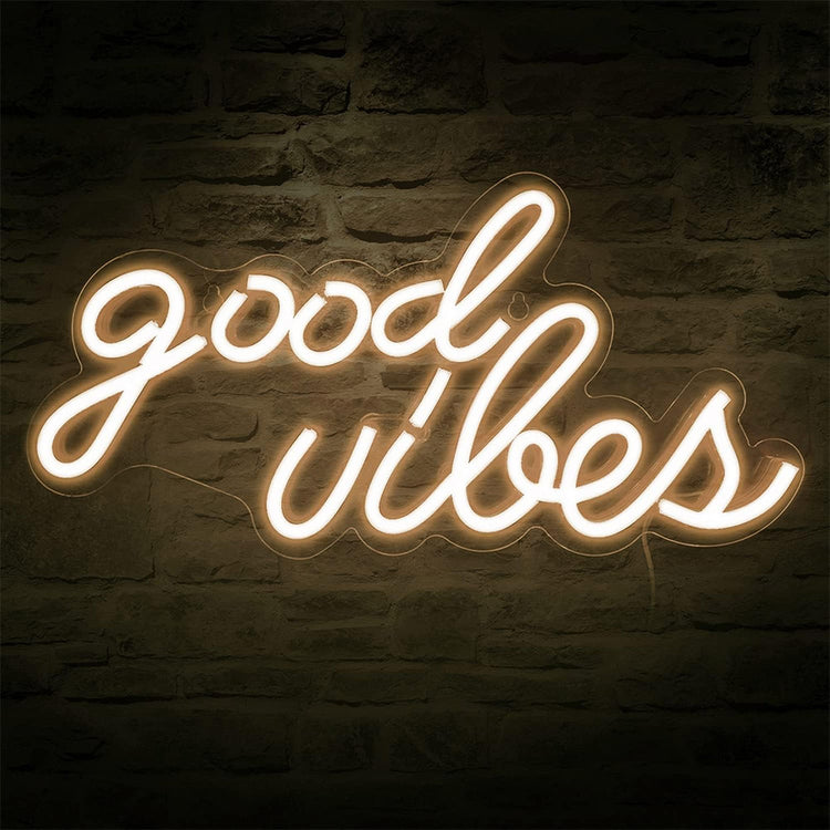 Good Vibes Neon Sign LED Light