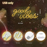 Good Vibes Neon Sign LED Light