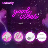 Good Vibes Neon Sign LED Light